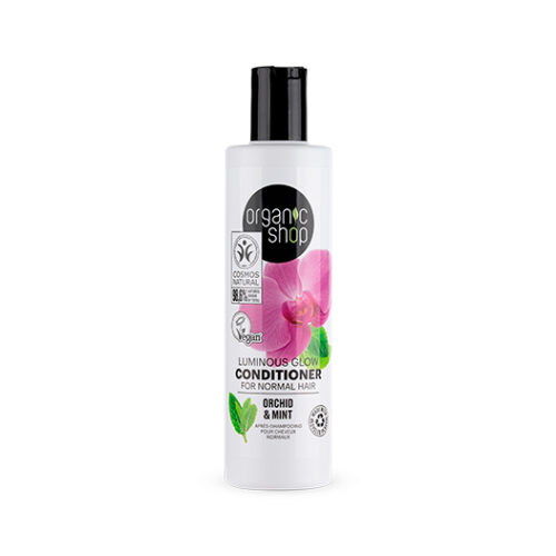 Acondicionador Organic Shop orquídea y menta para cabello normal, 280 ml