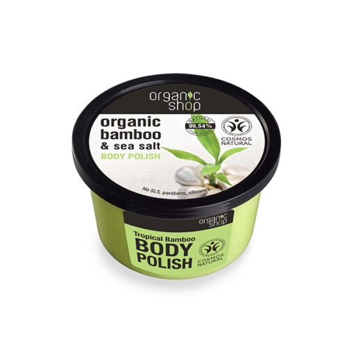 Exfoliante corporal bambú y sal marina Organic Shop 250 ml