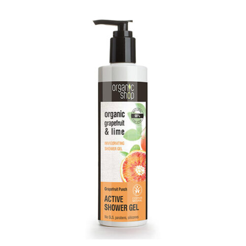 Gel de ducha pomelo y lima de Organic Shop, 280 ml