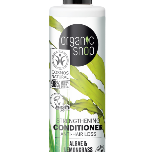Acondicionador anticaída algas y lemongrass de Organic Shop, 280 ml